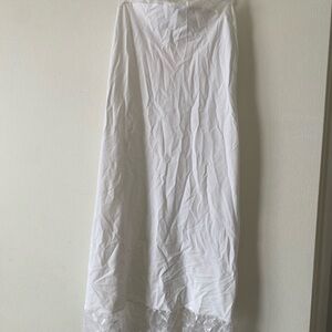 Commando White Lace slip
